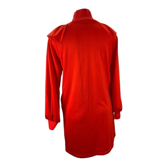 Who What Wear Fiery Red Long Sleeve Sheath Ruffle Dress
Size: Small - Picture 9 of 15